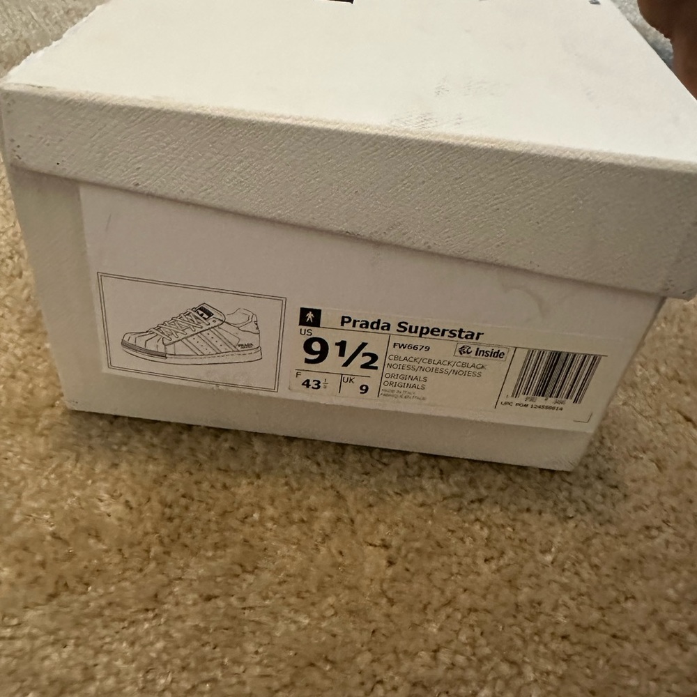 Prada x Superstar Adidas- Core Black - Picture 3 of 5
